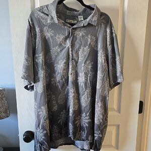 Gray Men's Hawaiin Shirt